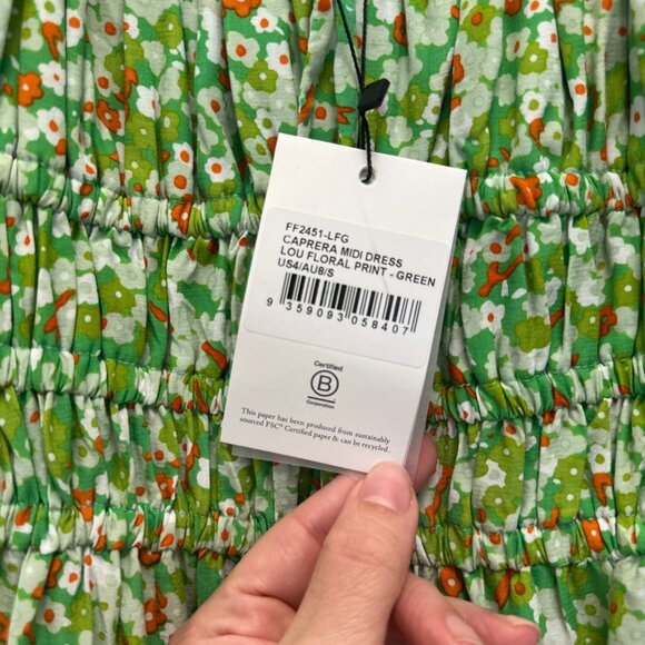 πΏ Faithfull the Brand Caprera Midi Dress β NWT β Size Small - Picture 5 of 9